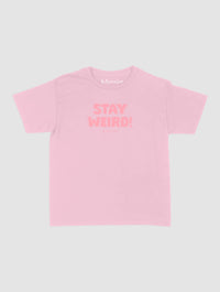 stay weird baby tee