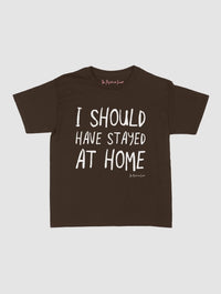 stayed at home baby tee - In Print We Trust