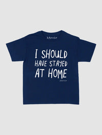 stayed at home baby tee - In Print We Trust