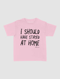 stayed at home baby tee - In Print We Trust