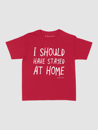 stayed at home baby tee - In Print We Trust