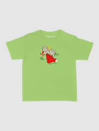 stocking baby tee - In Print We Trust