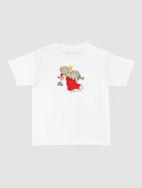 stocking baby tee - In Print We Trust