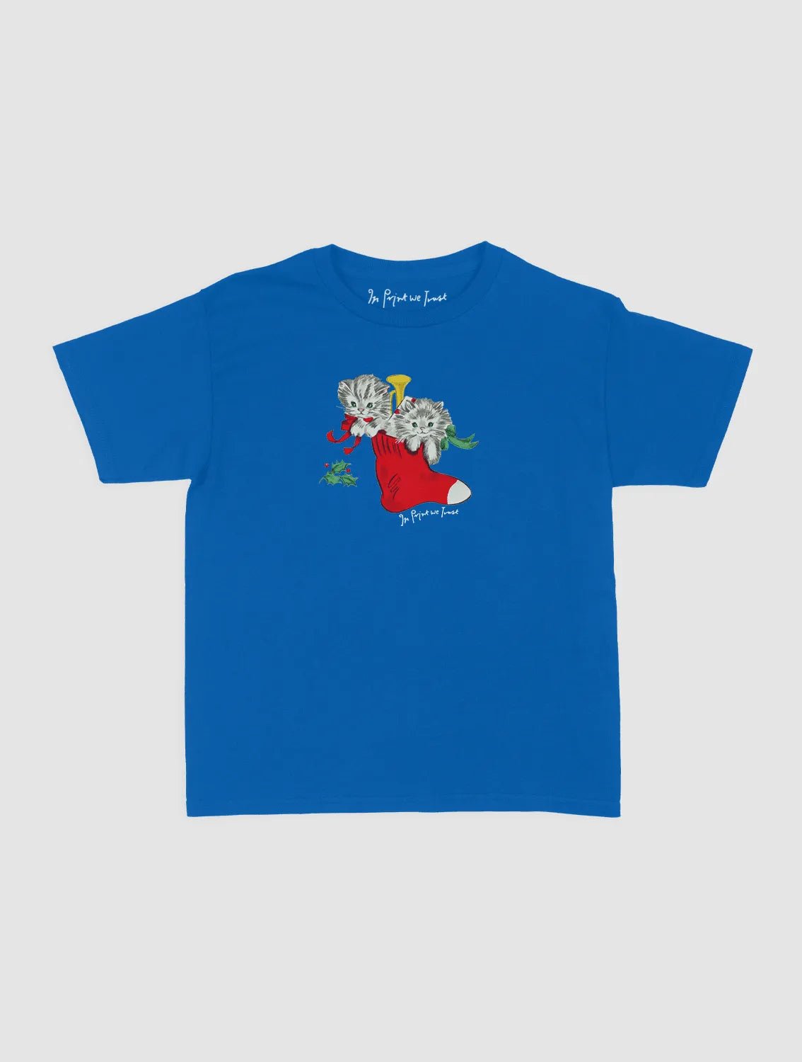 stocking baby tee - In Print We Trust