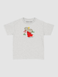 stocking baby tee - In Print We Trust