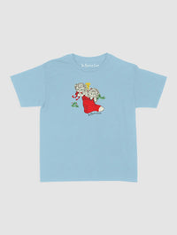 stocking baby tee - In Print We Trust