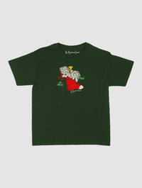 stocking baby tee - In Print We Trust