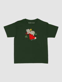 stocking baby tee - In Print We Trust