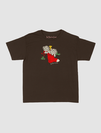 stocking baby tee - In Print We Trust