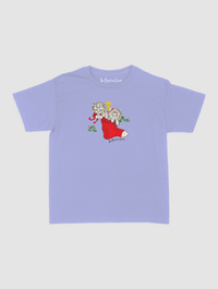 stocking baby tee - In Print We Trust