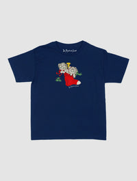stocking baby tee - In Print We Trust