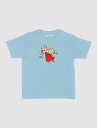 stocking baby tee - In Print We Trust