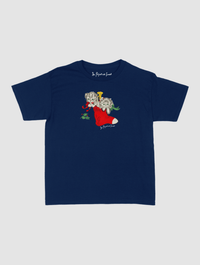 stocking baby tee - In Print We Trust