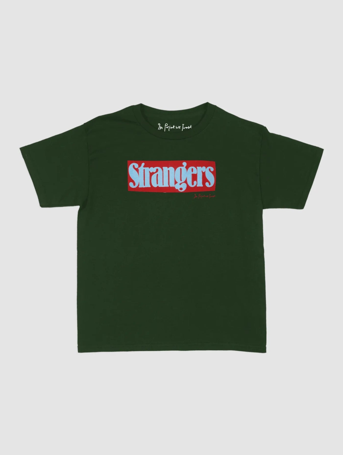 strangers baby tee - In Print We Trust