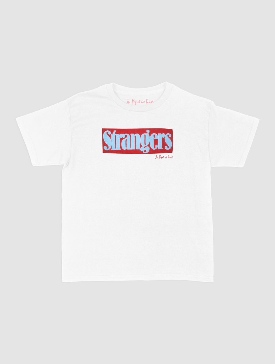 strangers baby tee