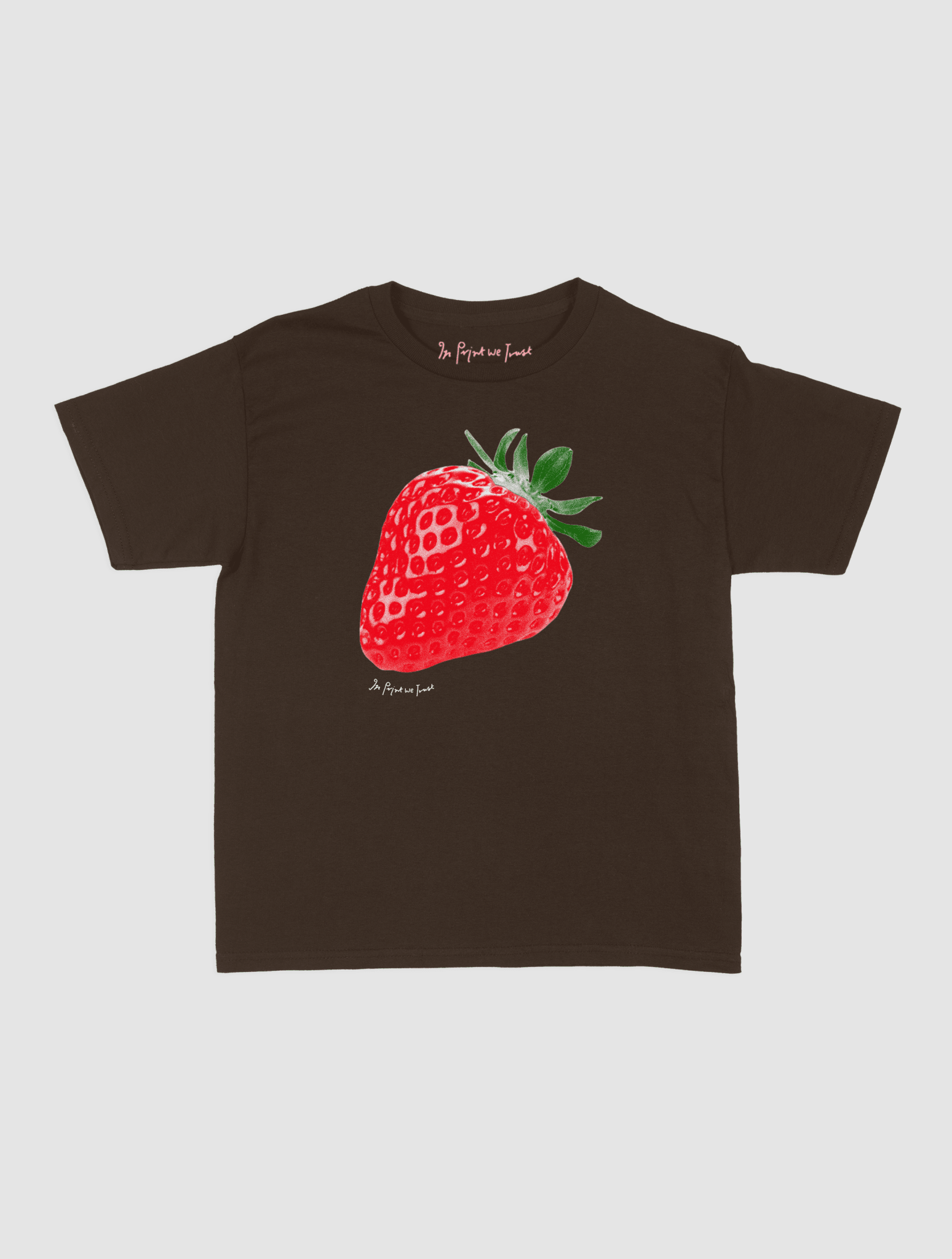 strawberry fields baby tee - In Print We Trust