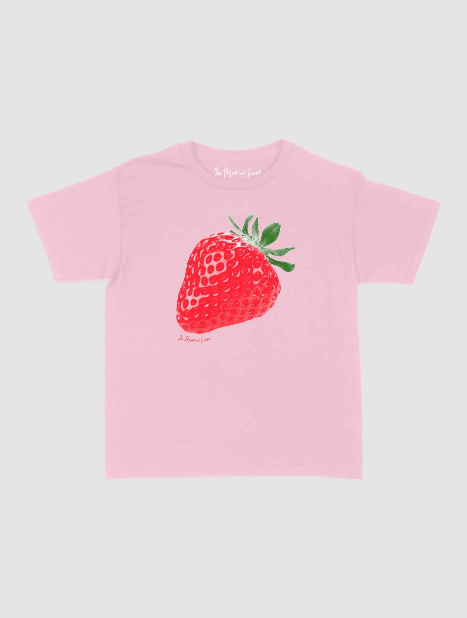 strawberry fields baby tee - In Print We Trust