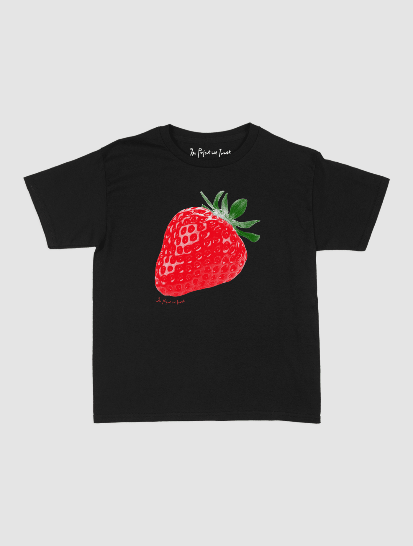 strawberry fields baby tee - In Print We Trust