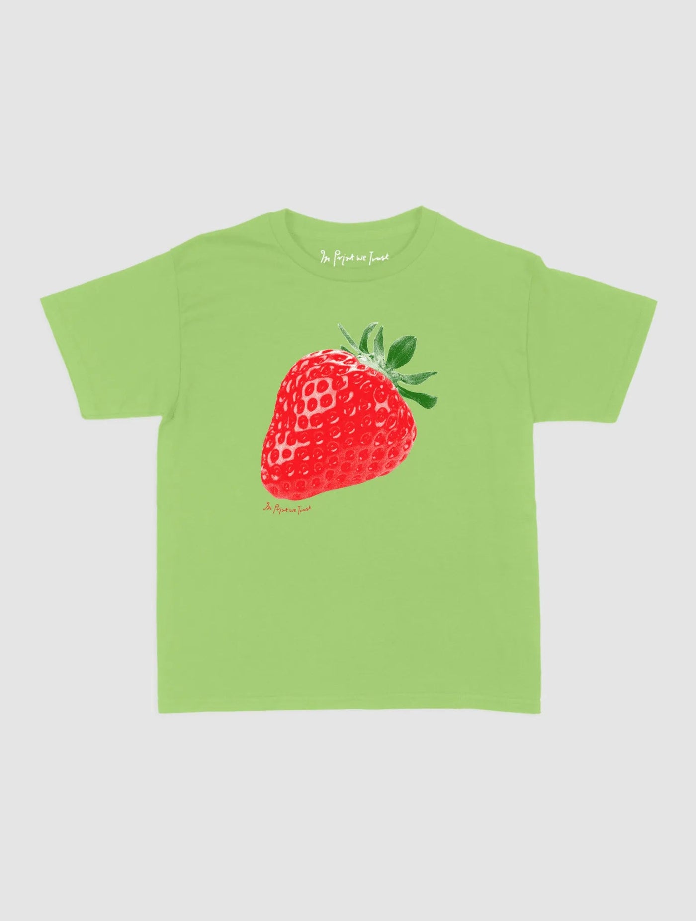 strawberry fields baby tee - In Print We Trust