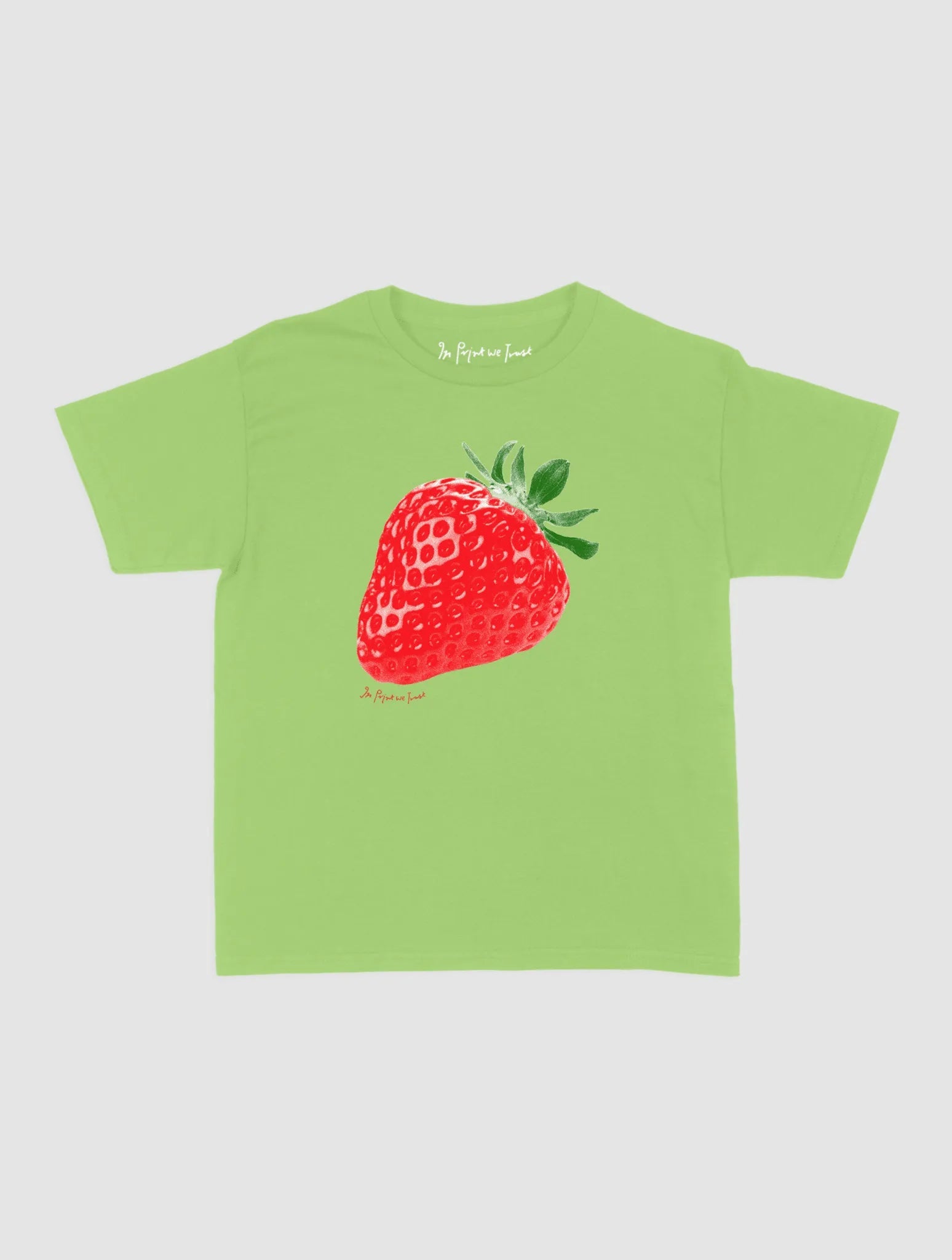 strawberry fields baby tee - In Print We Trust