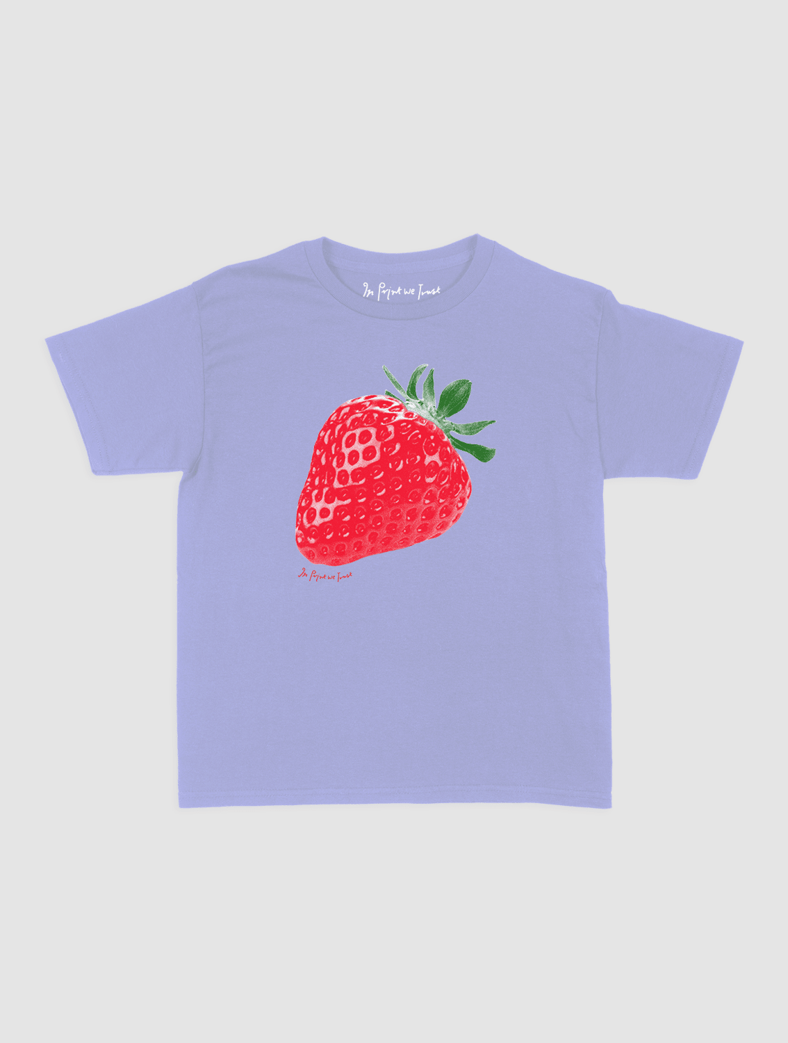 strawberry fields baby tee - In Print We Trust