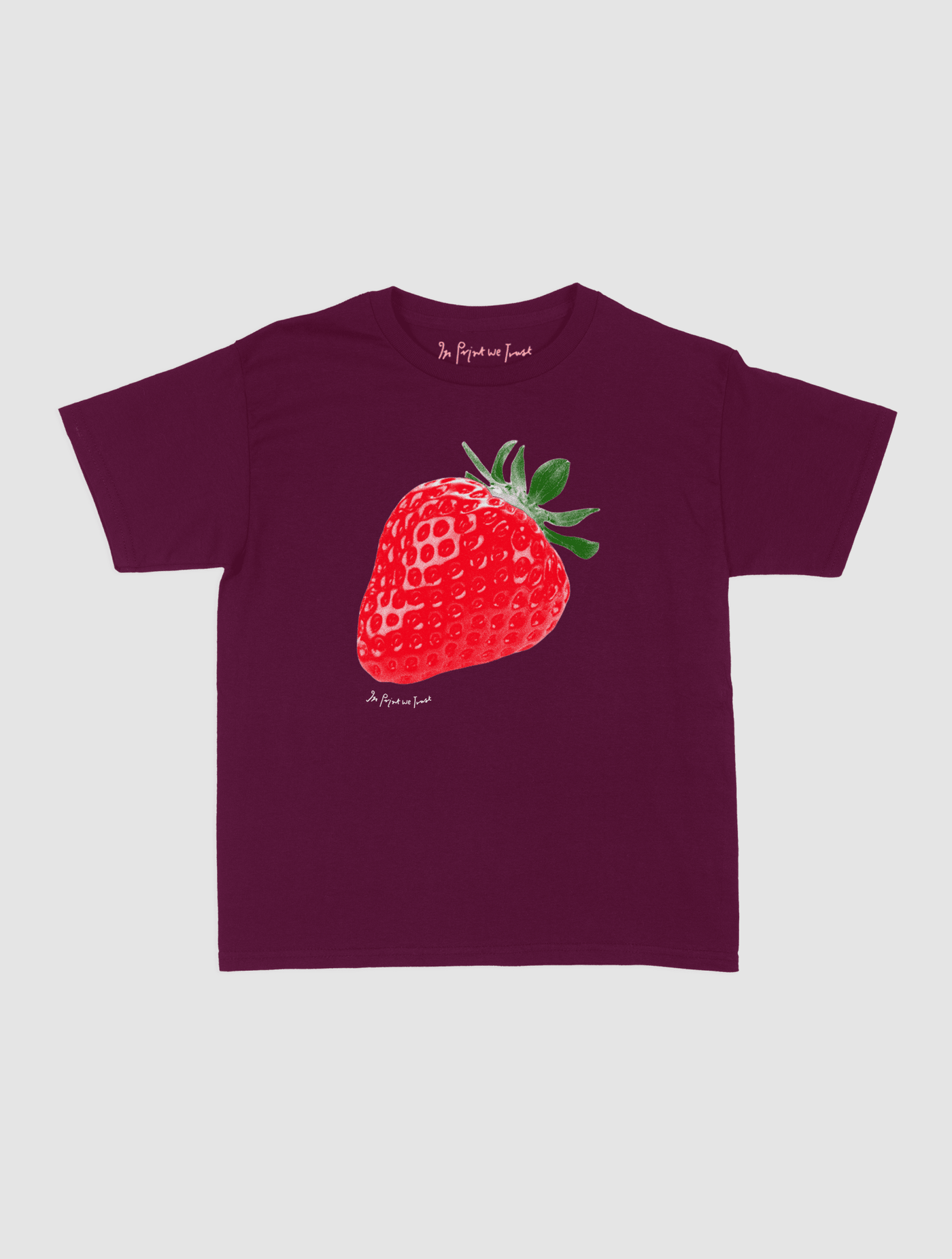strawberry fields baby tee - In Print We Trust