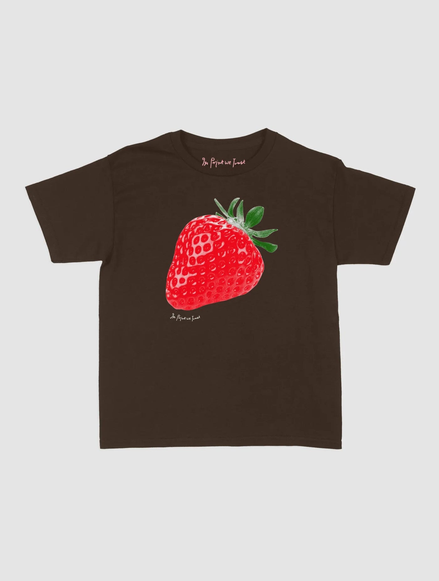 strawberry fields baby tee - In Print We Trust