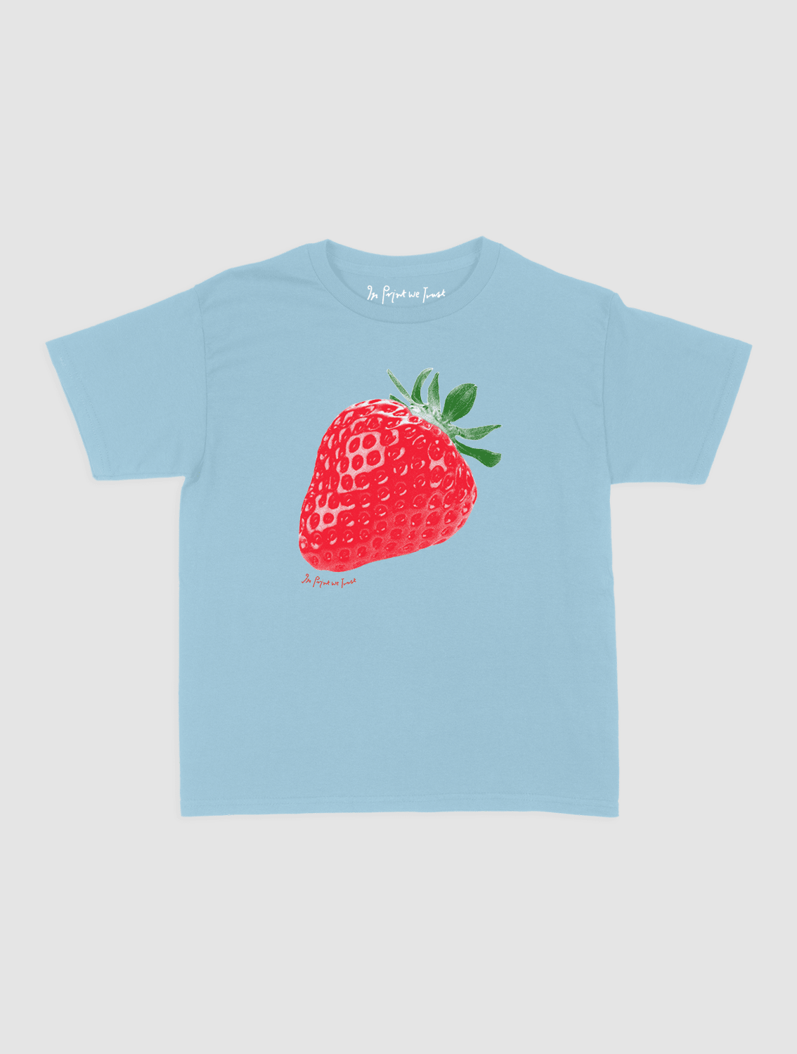 strawberry fields baby tee - In Print We Trust