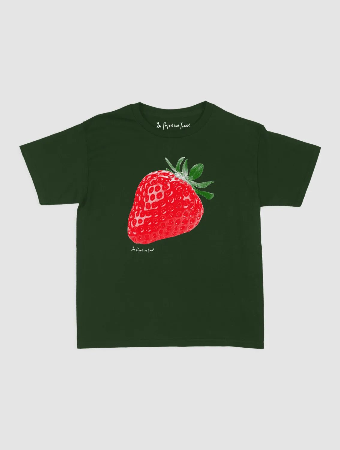 strawberry fields baby tee - In Print We Trust