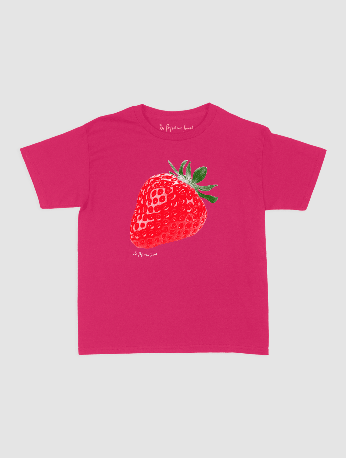 strawberry fields baby tee - In Print We Trust