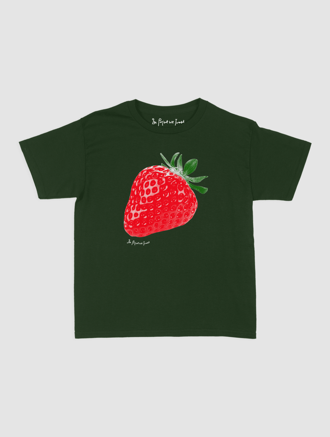 strawberry fields baby tee - In Print We Trust