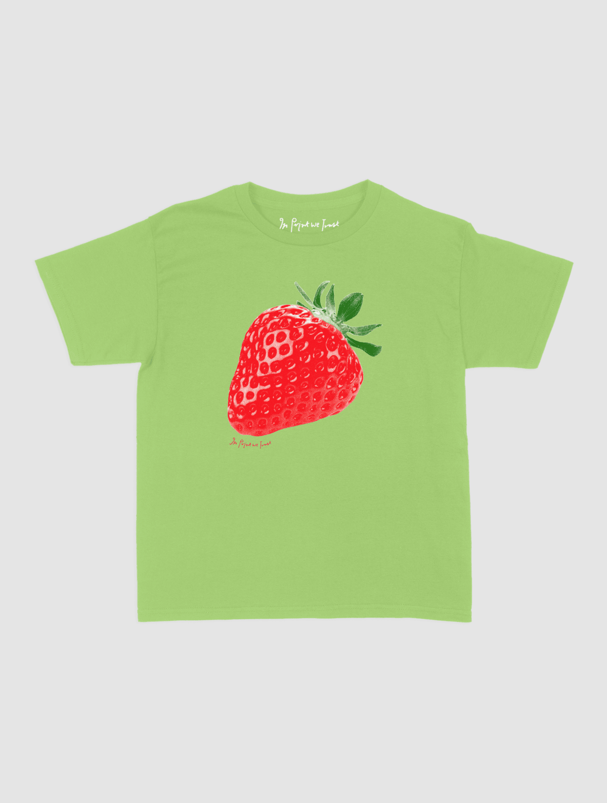 strawberry fields baby tee - In Print We Trust