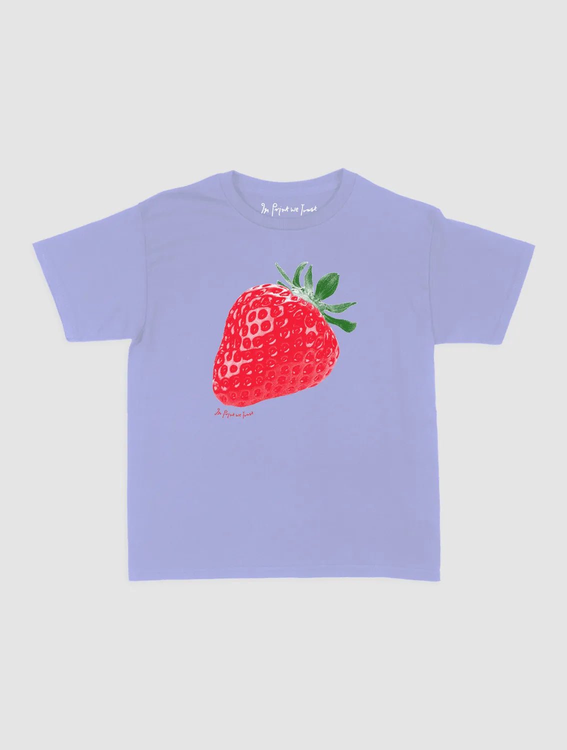 strawberry fields baby tee - In Print We Trust
