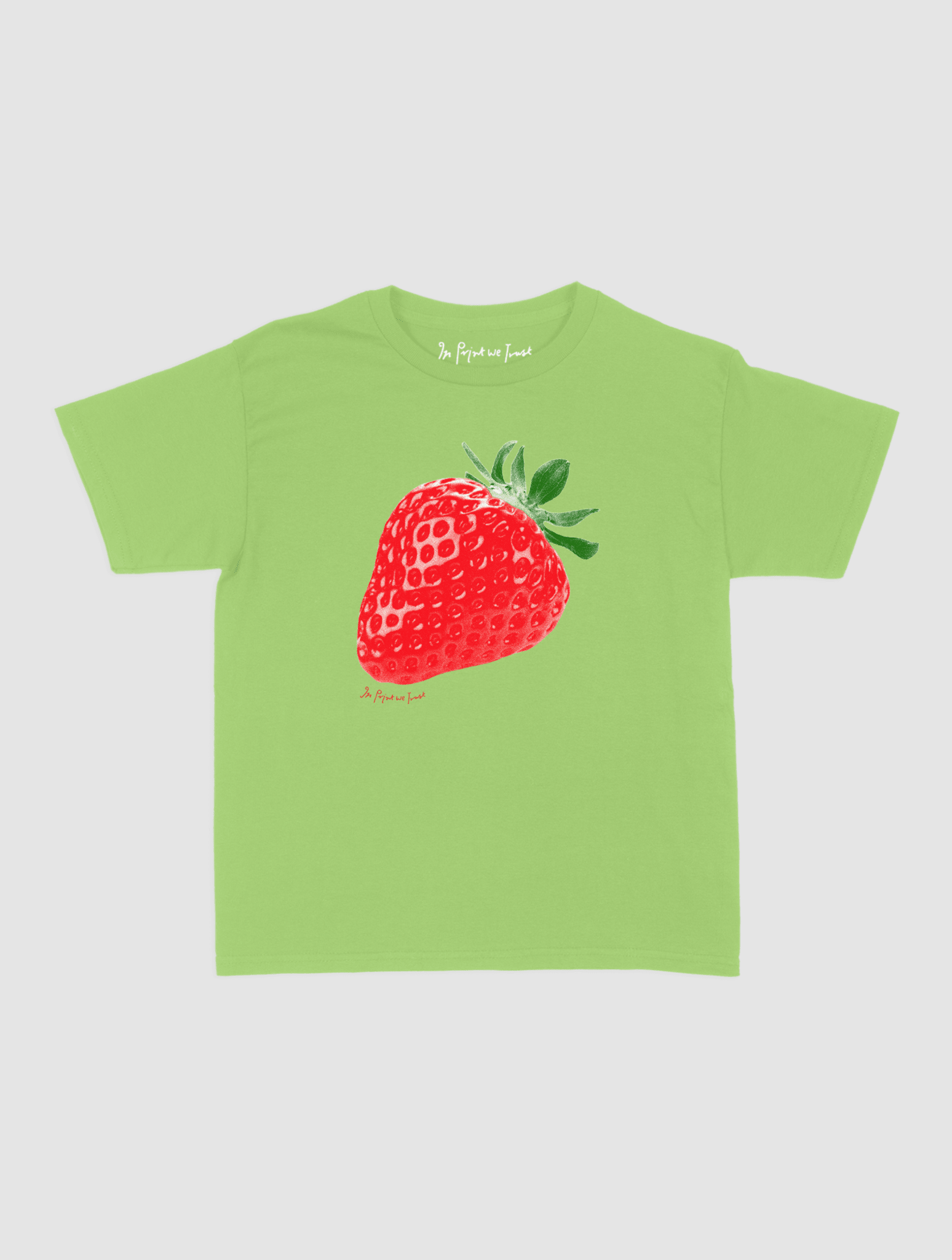 strawberry fields baby tee - In Print We Trust