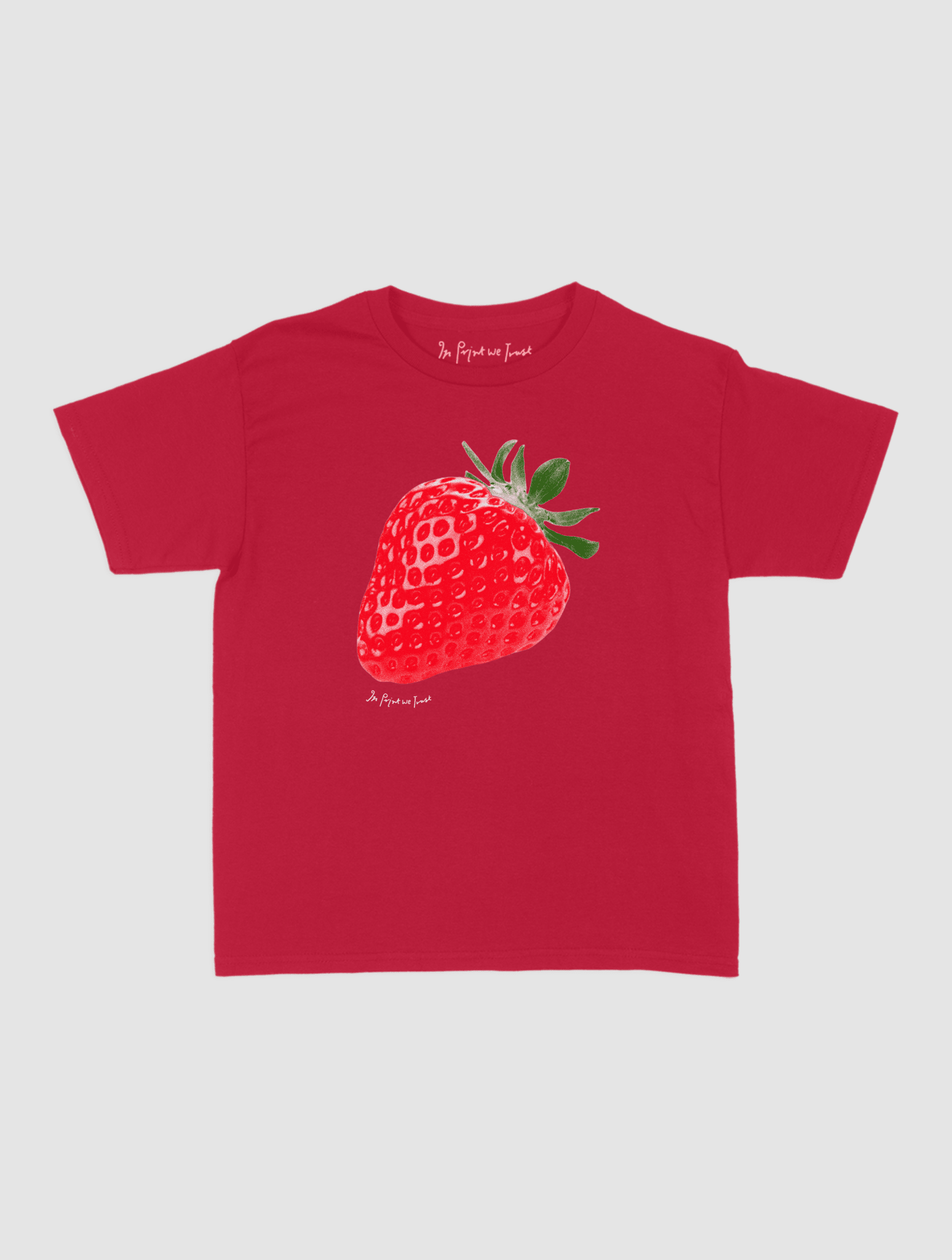 strawberry fields baby tee - In Print We Trust