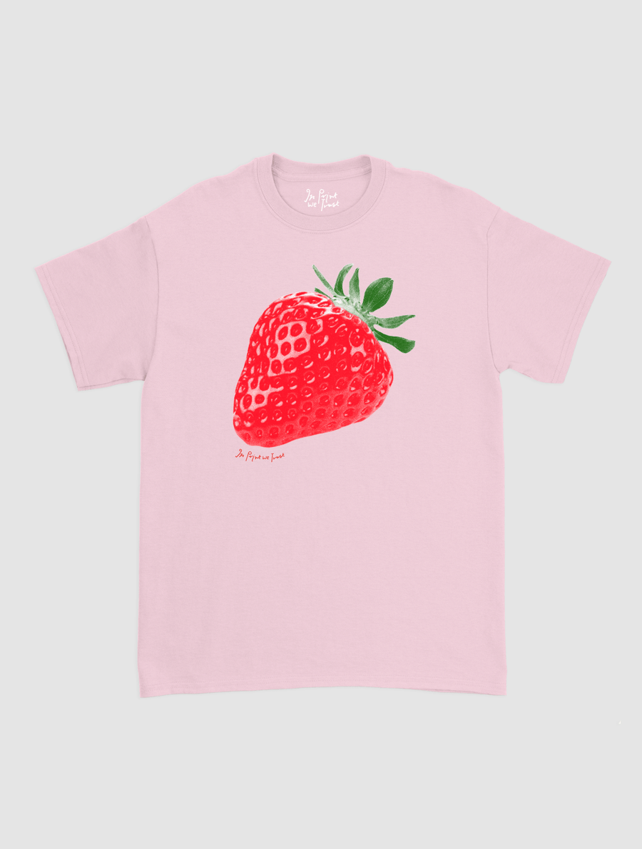 strawberry fields classic tee - In Print We Trust