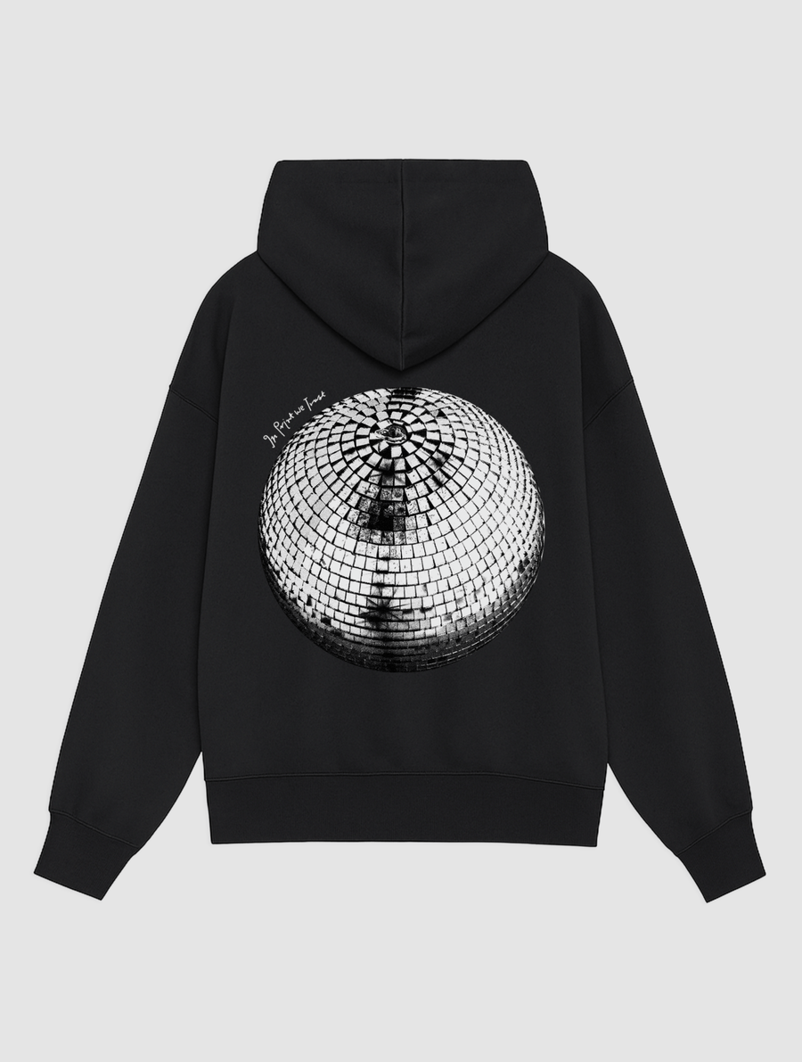 studio 54 black hoodie - In Print We Trust