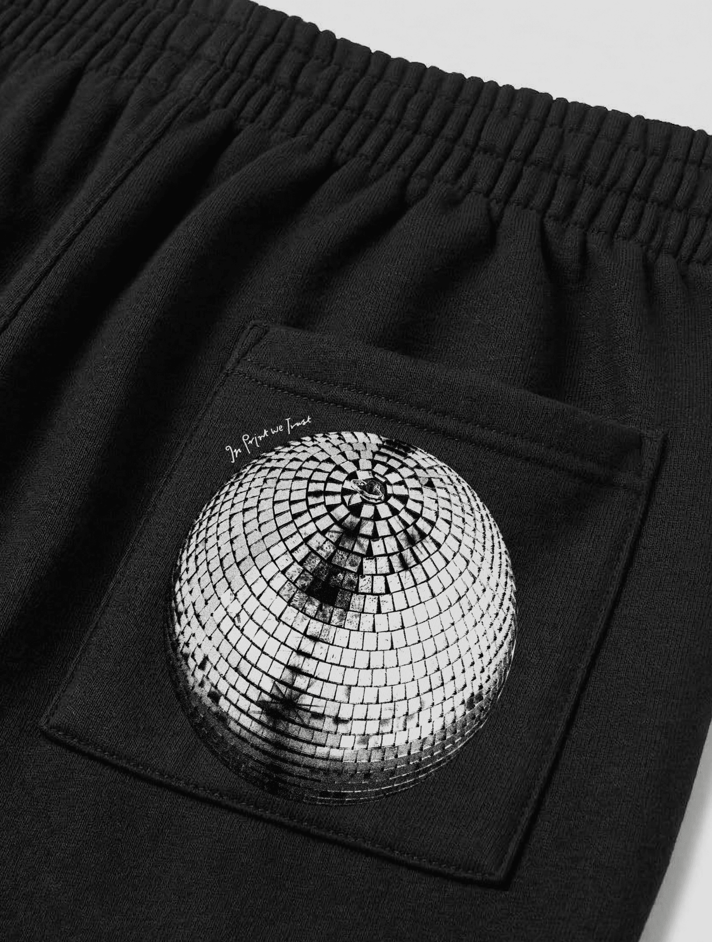 studio 54 black sweatpants - In Print We Trust