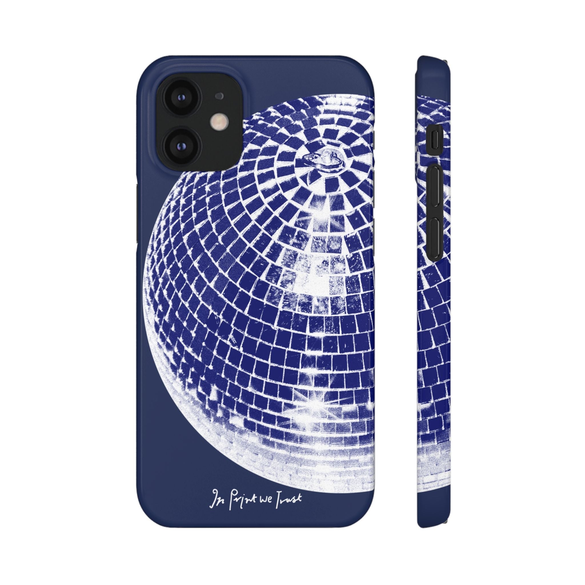 studio 54 iPhone case (blue) - In Print We Trust