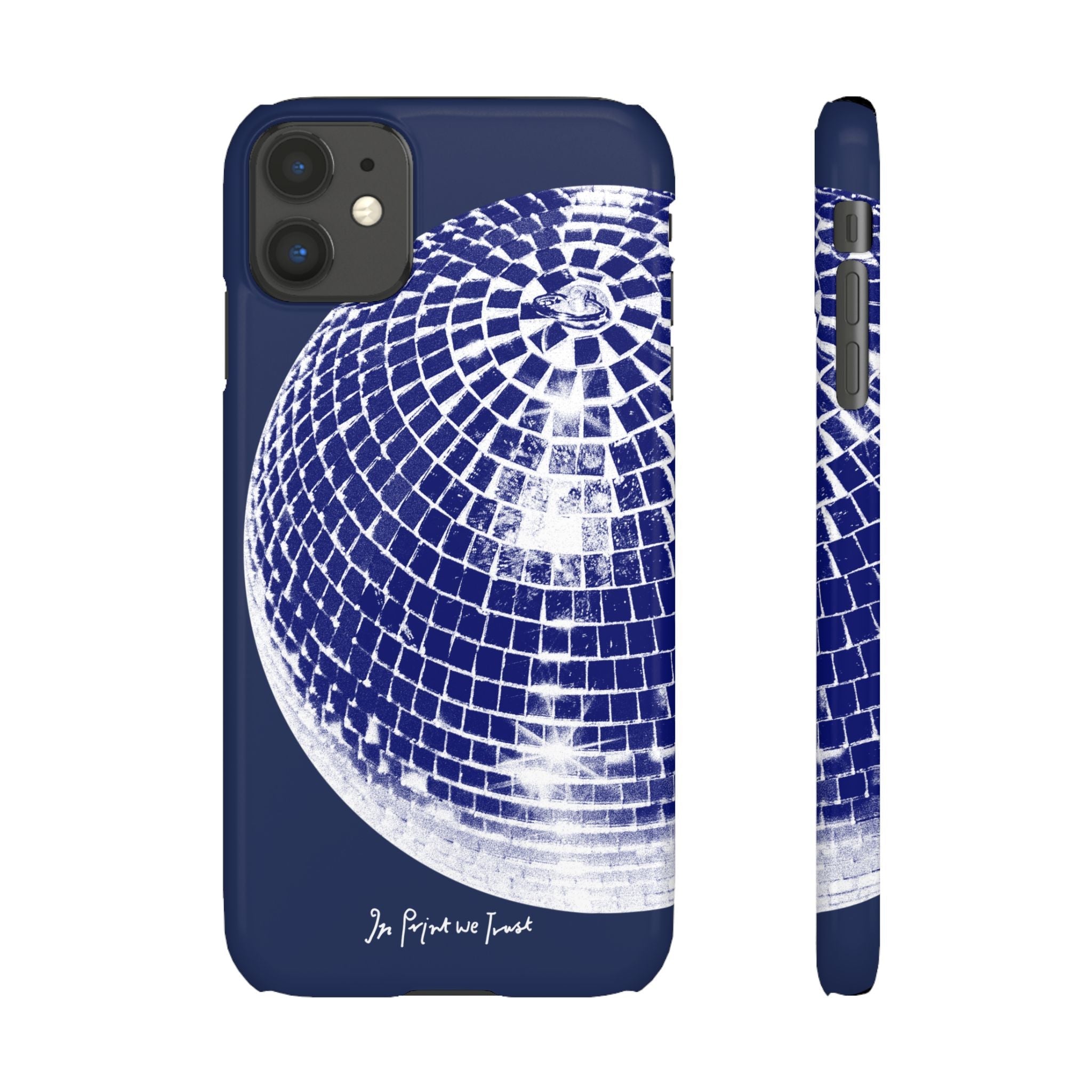 studio 54 iPhone case (blue) - In Print We Trust