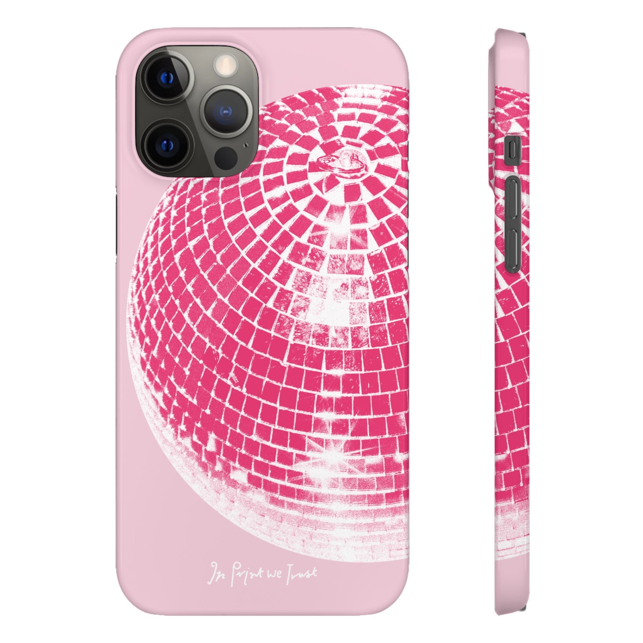 studio 54 iPhone case (pink) - In Print We Trust