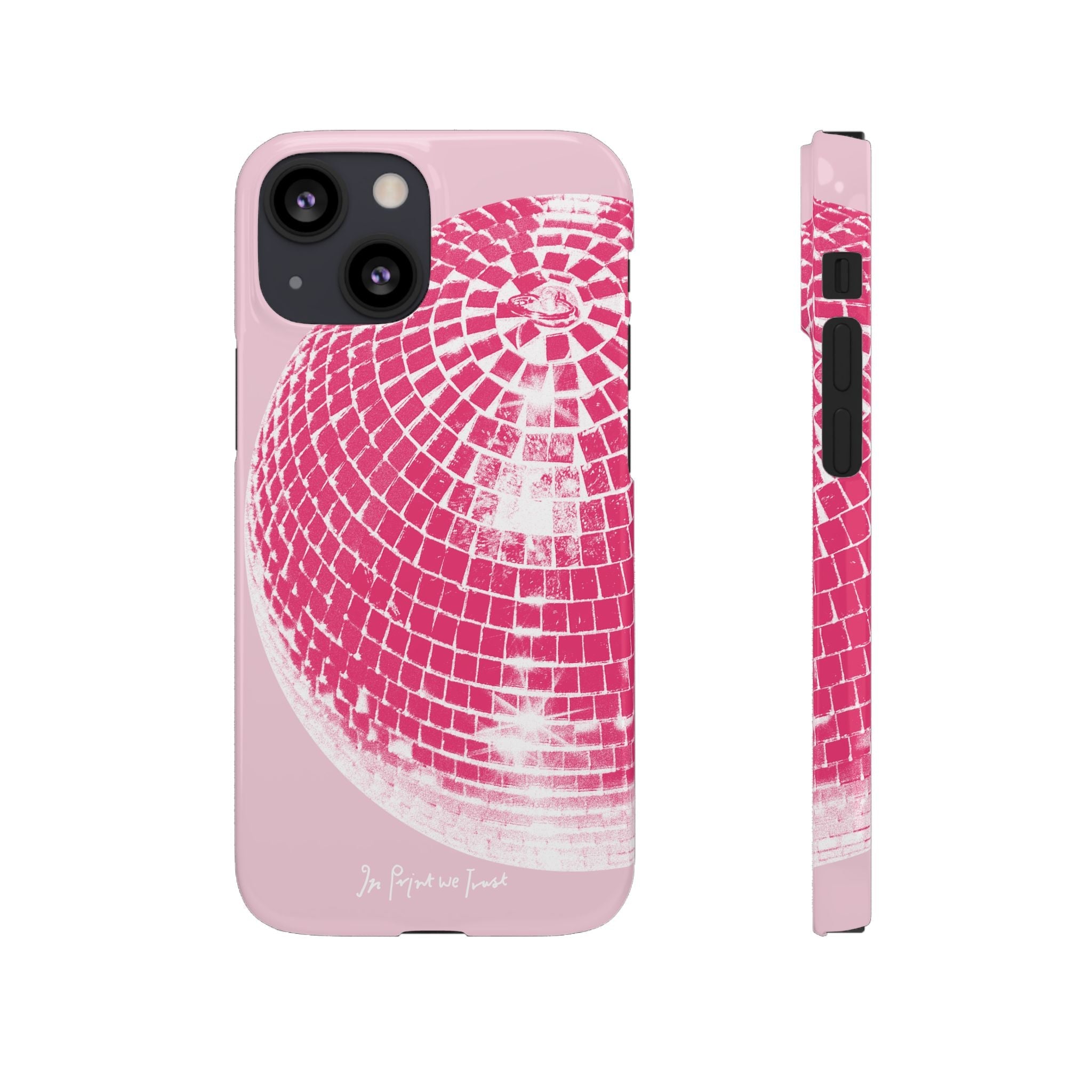 studio 54 iPhone case (pink) - In Print We Trust