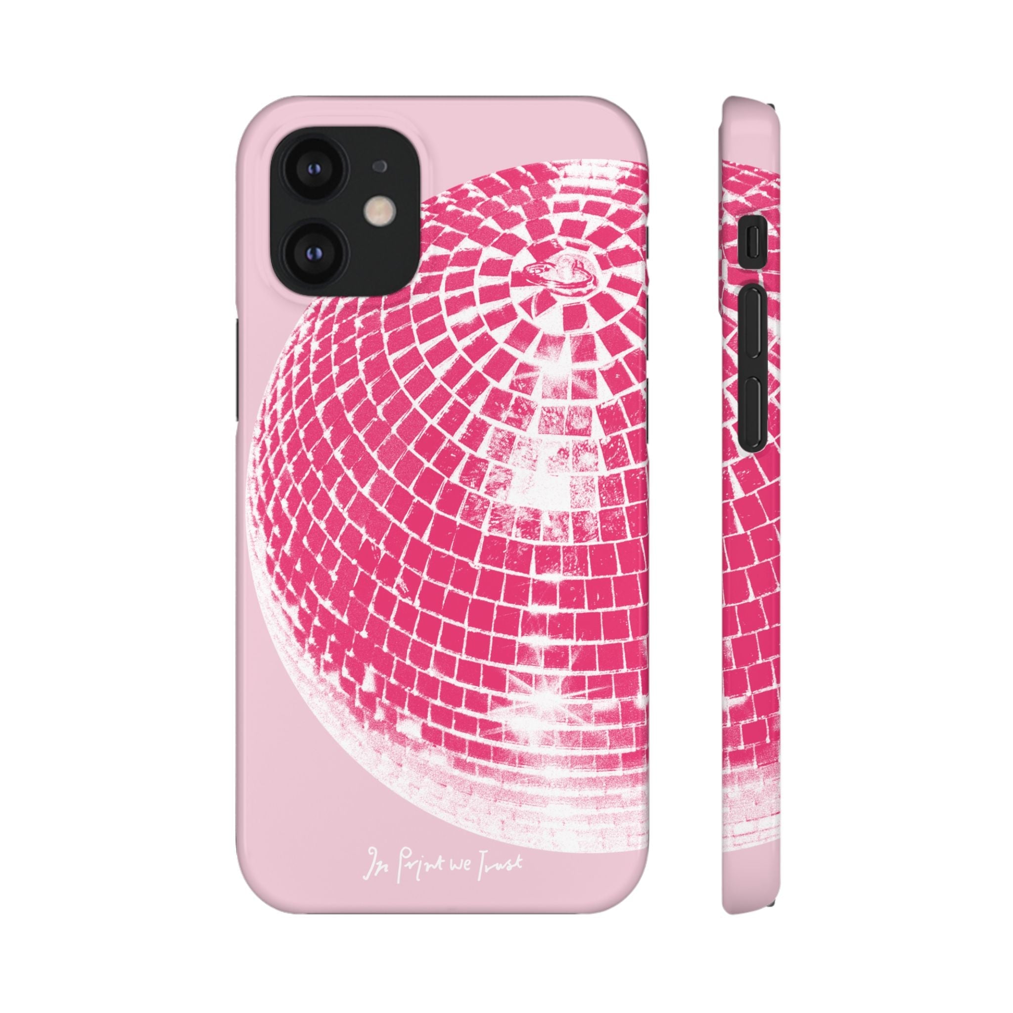 studio 54 iPhone case (pink) - In Print We Trust