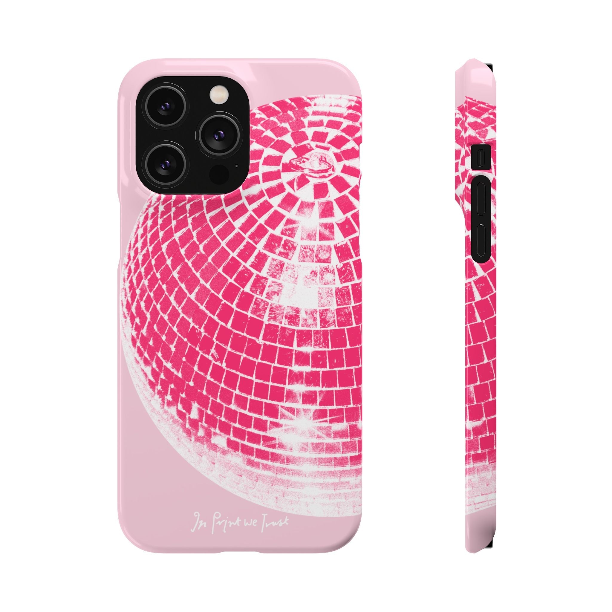 studio 54 iPhone case (pink) - In Print We Trust