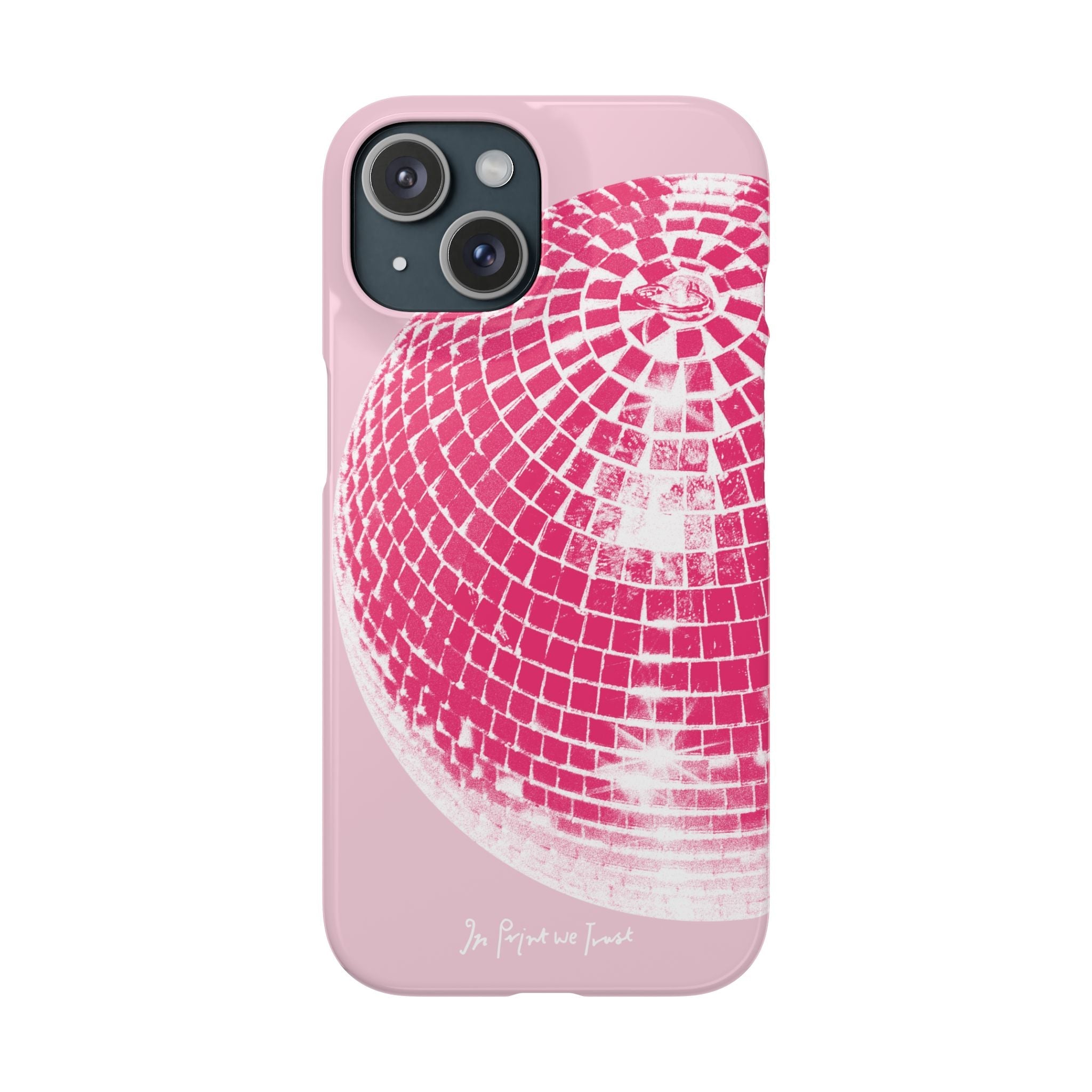 studio 54 iPhone case (pink) - In Print We Trust