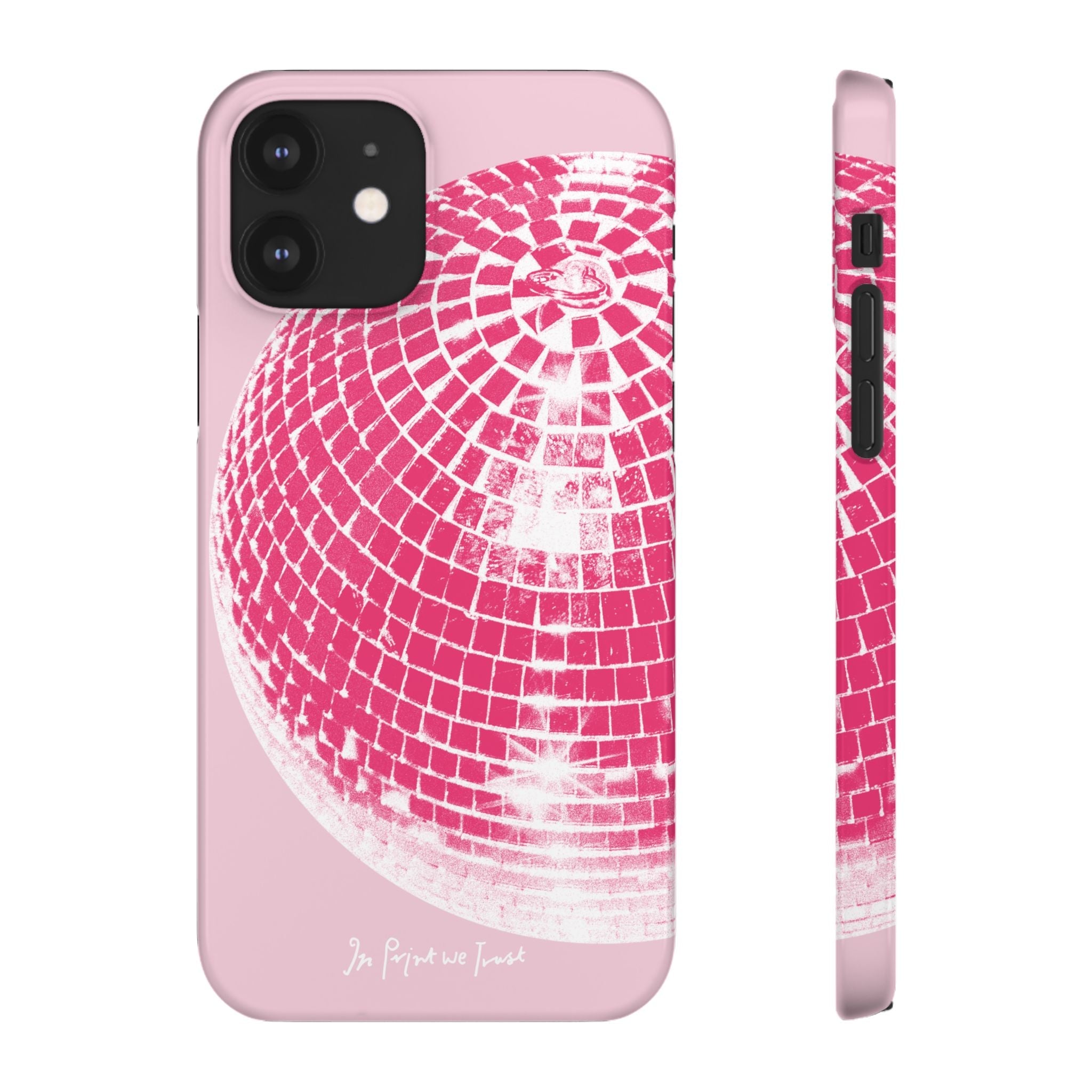 studio 54 iPhone case (pink) - In Print We Trust