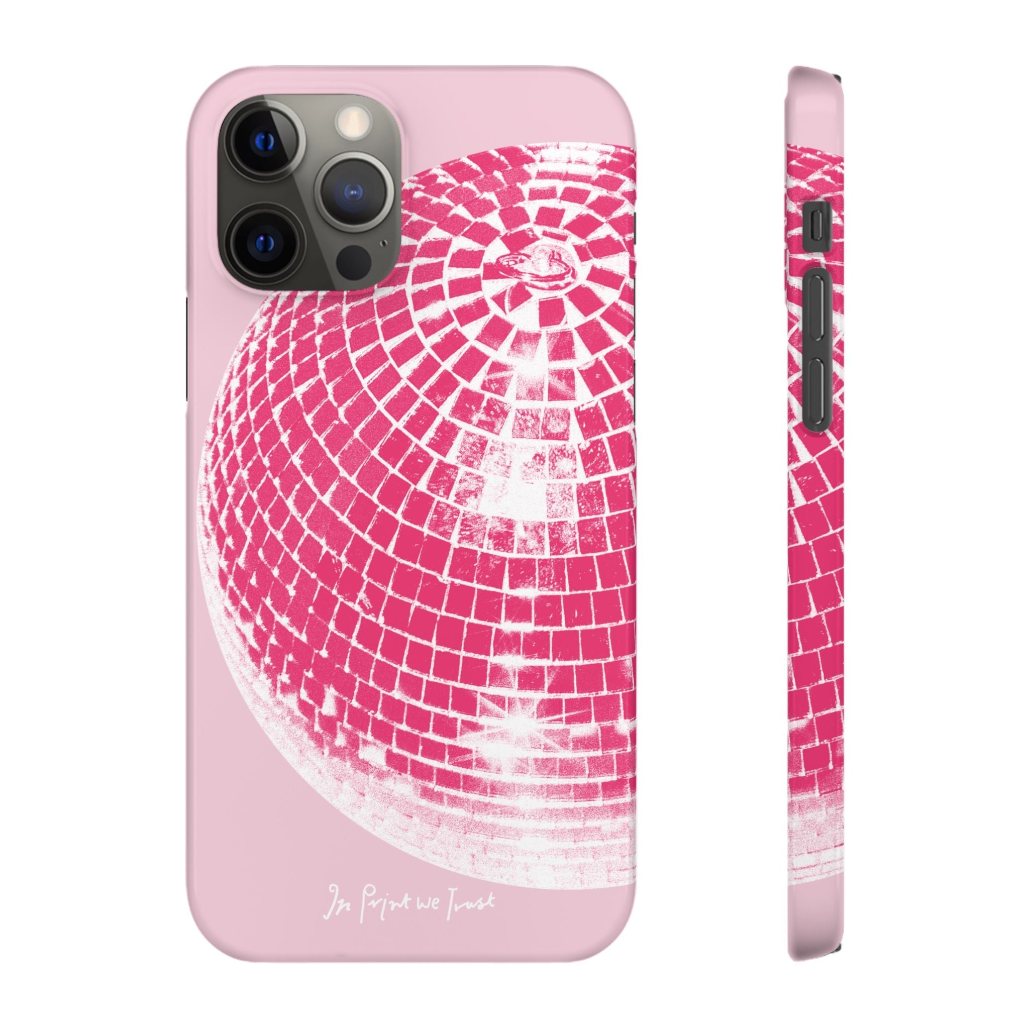 studio 54 iPhone case (pink) - In Print We Trust