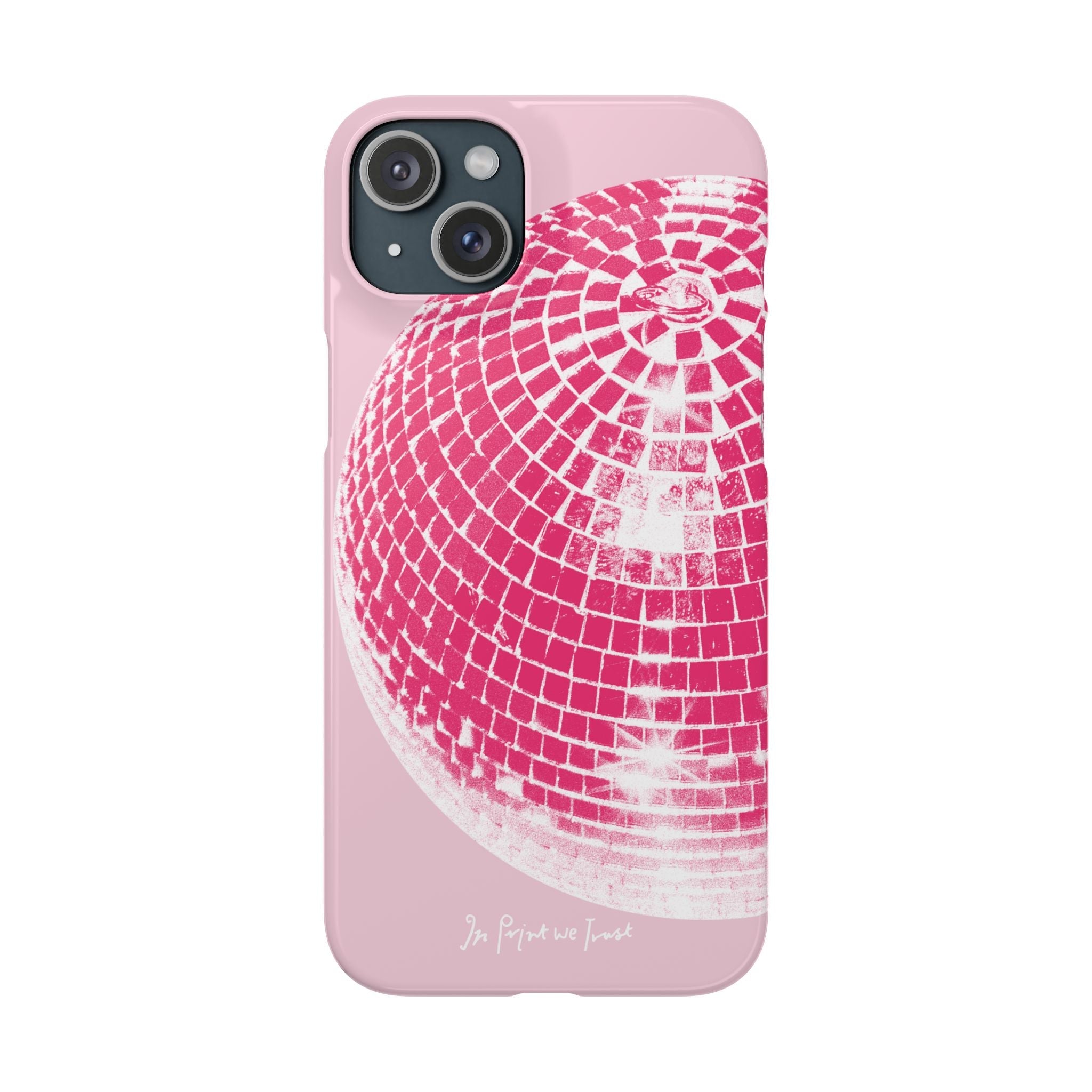 studio 54 iPhone case (pink) - In Print We Trust