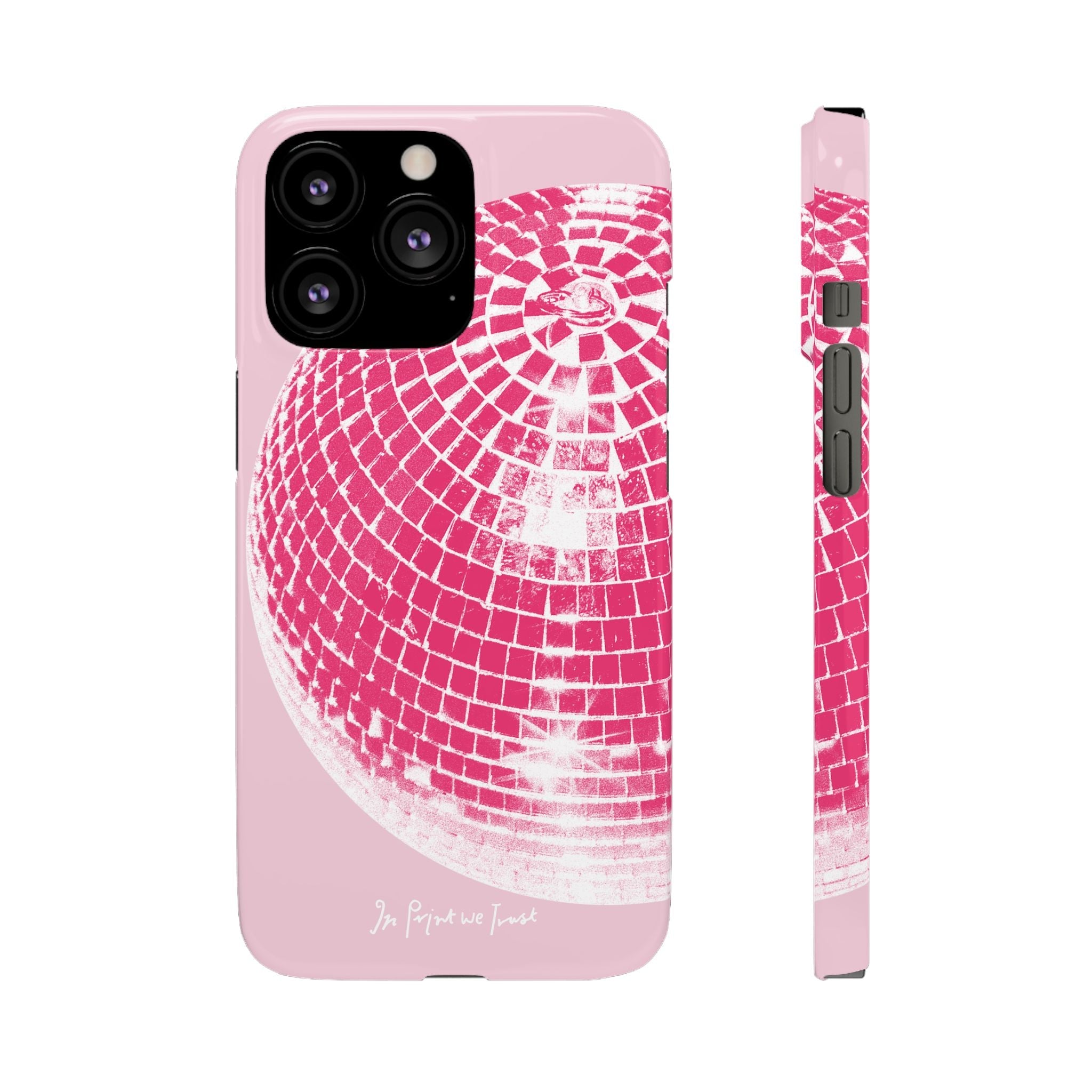 studio 54 iPhone case (pink) - In Print We Trust