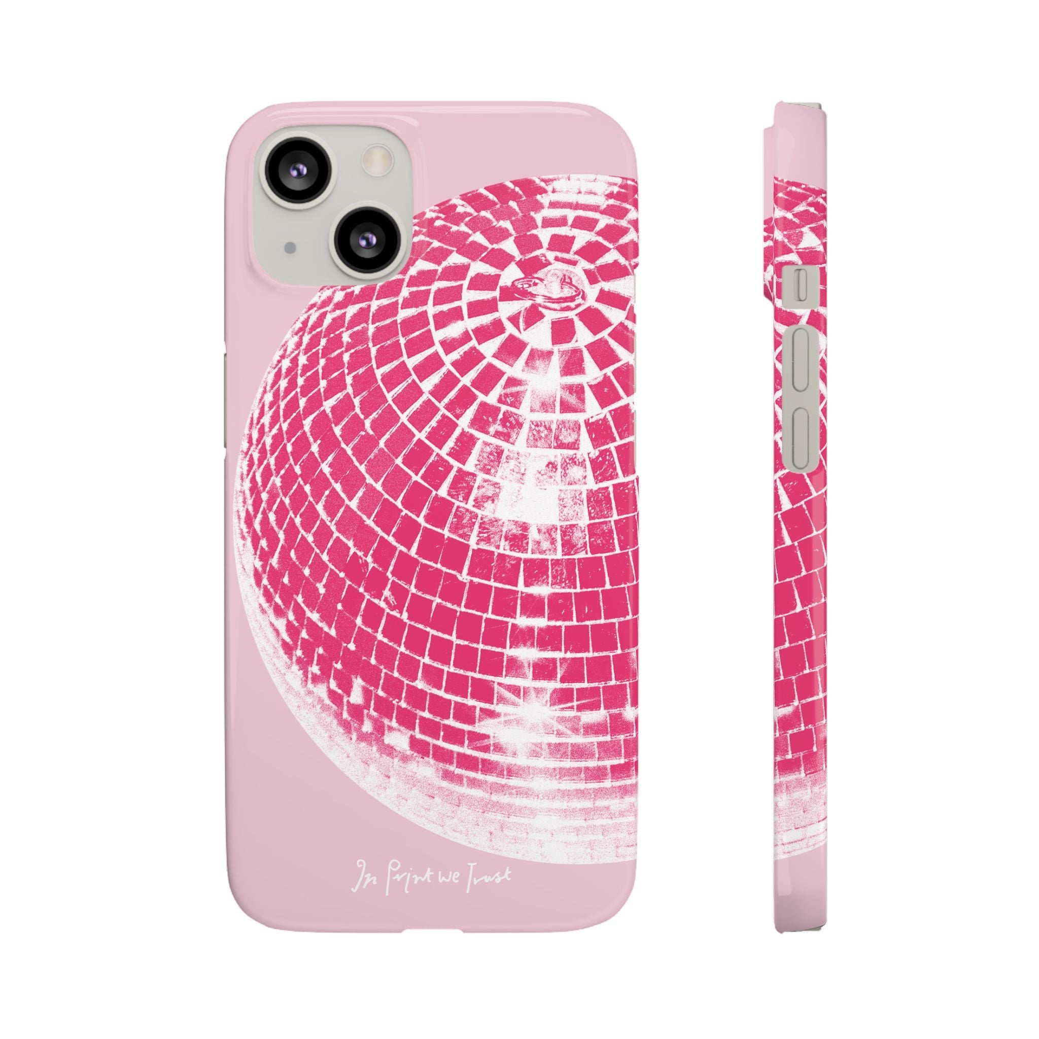 studio 54 iPhone case (pink) - In Print We Trust